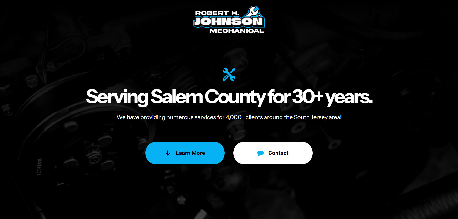Robert H. Johnson Mechanical Website Design