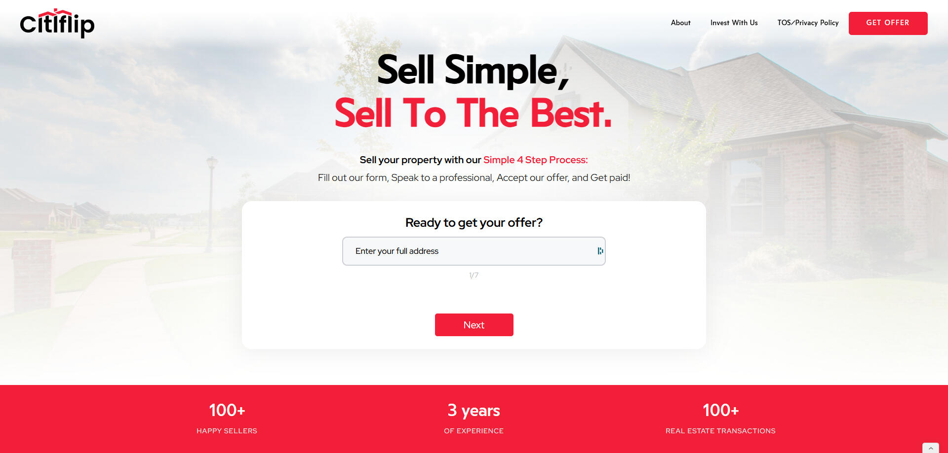 Citiflip Website Design