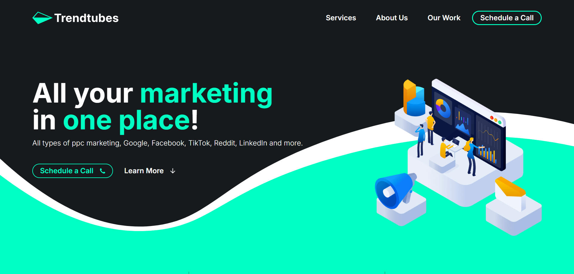 Trendtubes Website Design